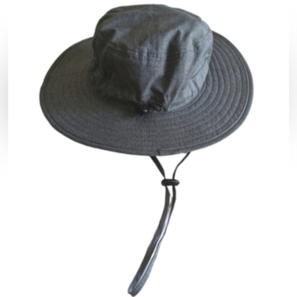 Wide Brim Solid Gray Boonie Safari Hat OS - Picture 1 of 7